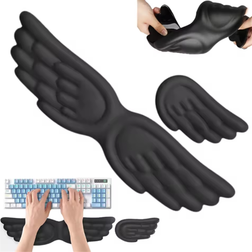 Keyboard Mouse Wrist Rest Memory Foam Support Ergonomic Anti-Slip 1