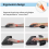 Keyboard Mouse Wrist Rest Memory Foam Support Ergonomic Anti-Slip 4