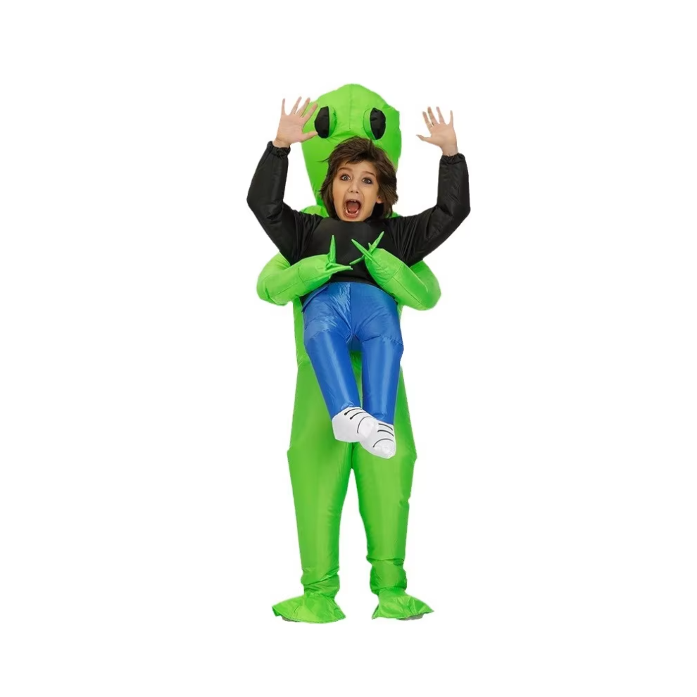 Goplushtoy Inflatable Alien Costume Kids Inflatable Costumes For Kids Blow Up Halloween Costumes For Boys Girls Green
