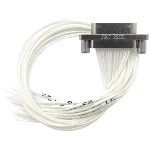 J30J-25ZKL-300 Aviation Socket 25 Core Electronic Connector Bend