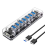 Rozdzielacz USB HUB Multi 7 portów High Speed USB 3.0 1