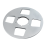 10Inch Empty Tape Reel 4 Hole Aluminum Empty Disc Opening Reel Silver 5