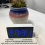 Digital Clock TEMP Date 3 Alarms Power-Off Memory Table Clock White 4