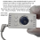 Digital Clock TEMP Date 3 Alarms Power-Off Memory Table Clock White 3