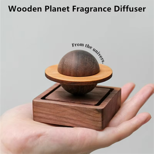 Wood Scent No Essential Oil Diffuser Jupiter Shape Home Decoration 1