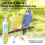 Bird Nail Trimmer,Bird Beak Trimmer with LED Lights,with 6 Grinders 5