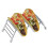 Wave Shape Stainless Steel Mexican Taco Holder Display Stand Shell Rack 2-3 Slot 12