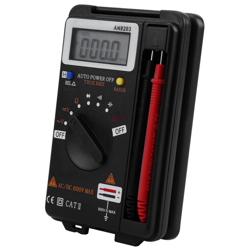 Aneng An8203 Digital Multimeter Ac/Dc Voltmeter Ohm Meter Lcd Display 4000 Counts 4931324289788
