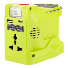 200W Li-Ion Battery Inverter LED Work Lamp USB Power Bank B