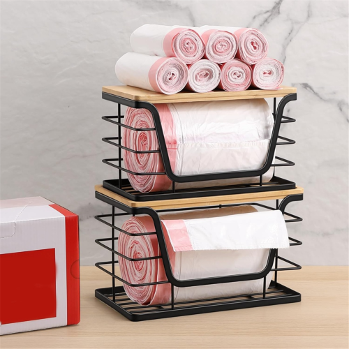 2 Pack Storage Stackable Kitchen Laundry Organizers 1