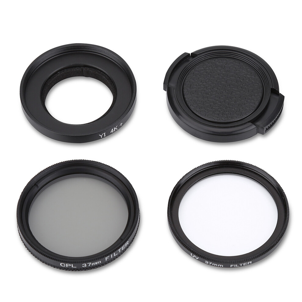 Cpl Uv 37Mm Protective Lens Filter For Yi 4K Action Sports Camera Blue 7621324290453