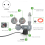 CO2 Regulator Dual Meter Solenoid Valve Foam Recorder C EU Plug 3