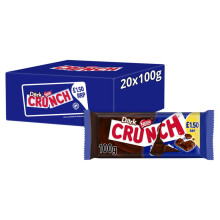 Crunch Dark Chocolate Sharing Bar 100g (Pack of 20)