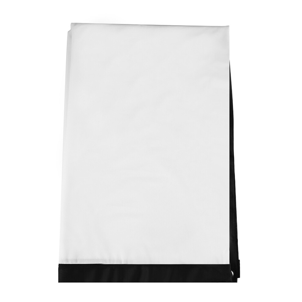 1Pc Portable Foldable Non Crease Projector Curtain Projection Screen 4:3 (72Inch) White 6951324291268
