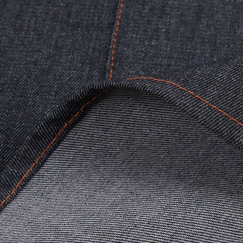 Denim Bib Apron Leather Strap Baker Bartender Bbq Chef Work Cook Uniform A 9441324291995
