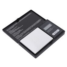 Mini tragbare digitale Waage 500g/0,1g Schwarz Silber Schmuckwaage