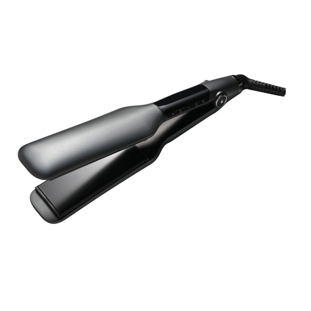 Geepas Hair Straightener | Thermo-Ceramic Floating Plates For Smooth Shiny Silky Hair | Digital Led Display Portable Adjustable
