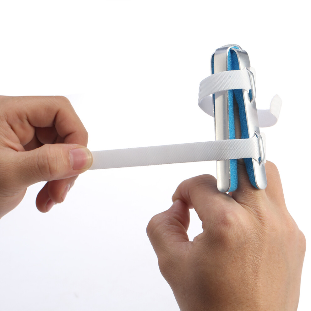 Aluminium Finger Hand Splint Recovery Injury Pain Bending Deformation Correction L