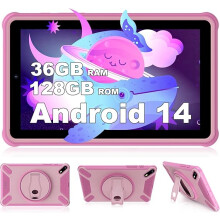 DEEMWOLF 7 inch Kids Tablet Android 14,36GB (12+24) + 128GB/1TB TF child tablet,WIFI6/BT5.0,8000mAh,Eye Protection