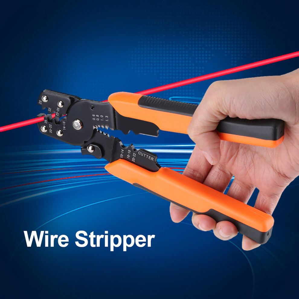 Multi Functional Wire Cable Stripper Stripping Crimping Pliers Electrician Hand Tool 9381324294926