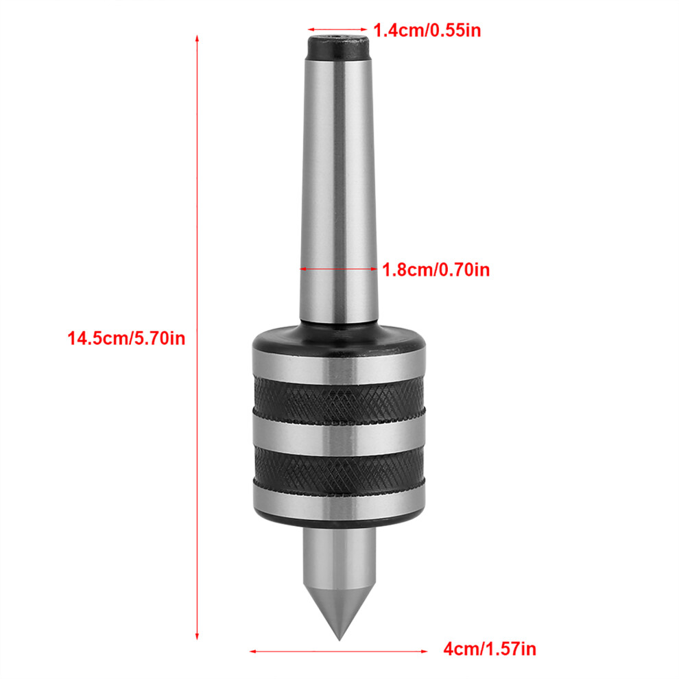 Mt2 Precision Live Revolving Center Medium Lathe Machine Tool Accessory 6901324295261