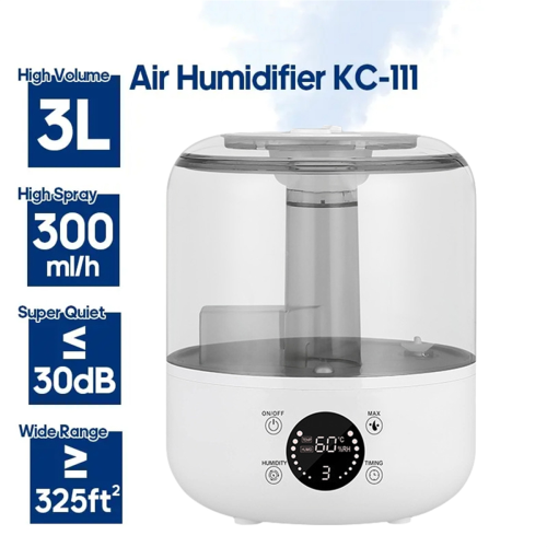 3L Air Humidifier Home Humidifier Mist Aroma Diffuser EU Plug 2