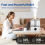 3L Air Humidifier Home Humidifier Mist Aroma Diffuser EU Plug 5
