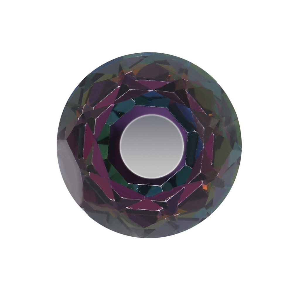 Magnetic Nail Tip Practice Stand Base Alloy Holder Nail Art Display Colorful Diamond Crystal