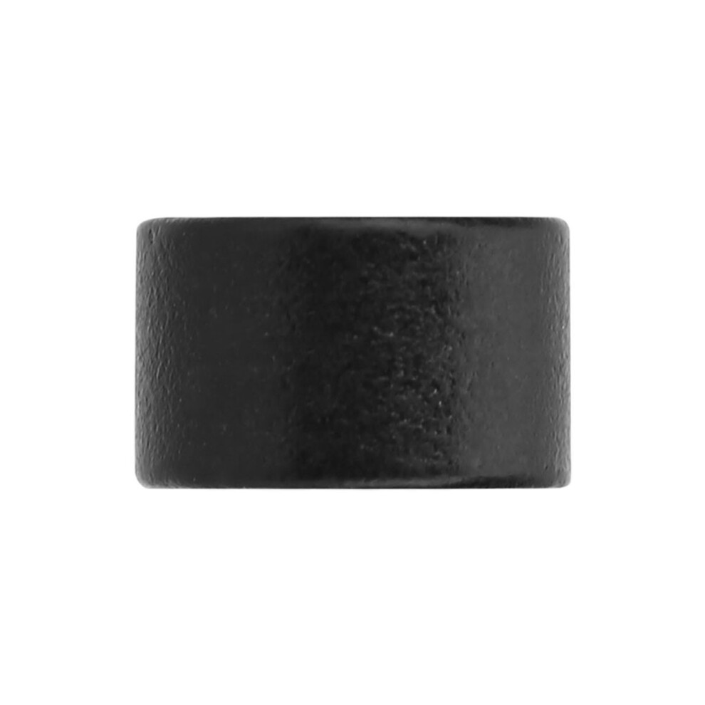 Unisex Black Aluminium Silicone Beads Hair Extension Tubes Microrings Hair Braiding Decorations