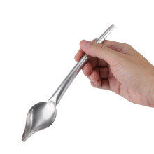 Stainless Steel Sauce Spoon Draw Tool for Dressing Dessert Food Plate Decor Design L