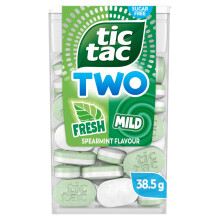Tic Tac Two Spearmint Flavour 38.5g (Pack of 16)
