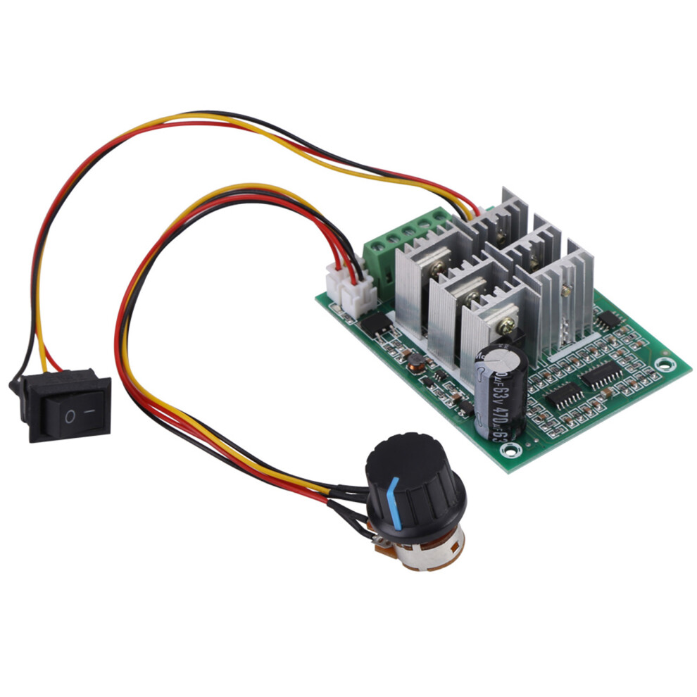 Dc 5Vâ36V 15A 3ÂPhase Brushless Motor Speed Control Cw Ccw Reversible Switch 8781324297148