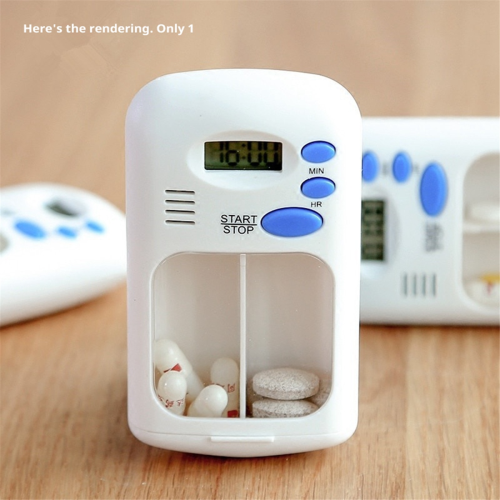 Mini Portable Pill Reminder Timer Electronic Box Organizer 1