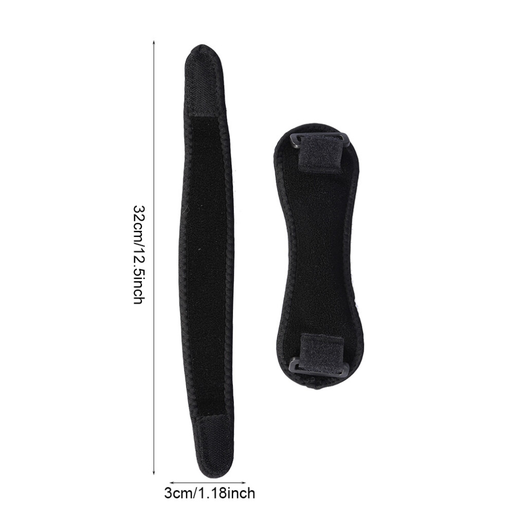 Professional Hiking Kneepad Patella Protector Belt Knee Support Strap Band Sport Brace Black 8431324297883