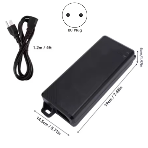 150W PoE Injector 2500Mbps 48-56VDC 2.7A Output PoE Injector (EU) 1