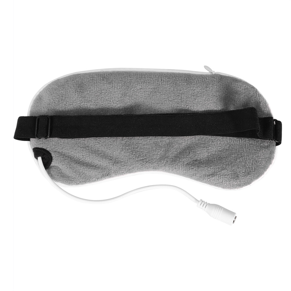 Lavender/Grey Usb Heating Steam Eyeshade Eye Mask Eye Massager Sleep Travel Portable