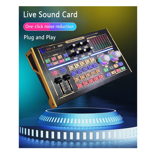 -N8 Professional Recording Sound Card Mixer Set Support 48V Mic 2
