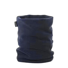 (navy blue) Winter Windproof Cycling Scarves Fleece Lining Neck Tube Face Cover Ear Warmer Drawstring Outdoor