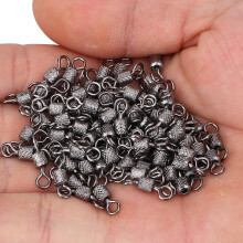 100 Stück Kupfer-Blockswivels 2# für Angelschnur & Lockstoffe Langlebige Zubehör