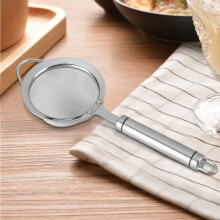 Stainless Steel Fried Food Oil Filter 30# Fine Mesh Strainer Colander Kitchen Gadget
