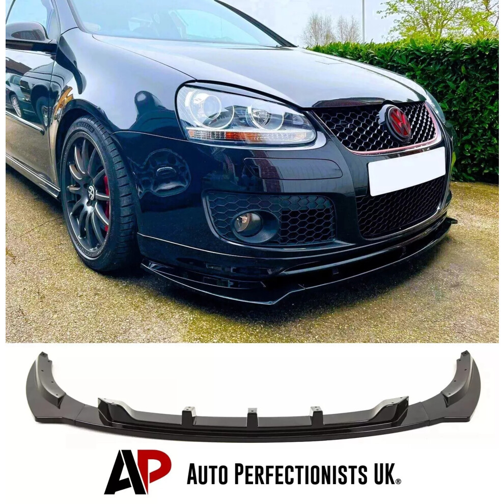 For Vw Golf Mk5 Gti Gt Tdi Front Splitter Spoiler Lip Body Kit 03-2008! 5061072662829