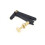 4Pcs Durable Metal Fine Tuners String Adjusters Replacement Parts for 3/4 4/4 Cello(Black) 14