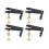 4Pcs Durable Metal Fine Tuners String Adjusters Replacement Parts for 3/4 4/4 Cello(Black) 9