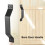 Solid Carbon Steel Pull Handle for Sliding Barn Doors Gates Garages Sheds 12