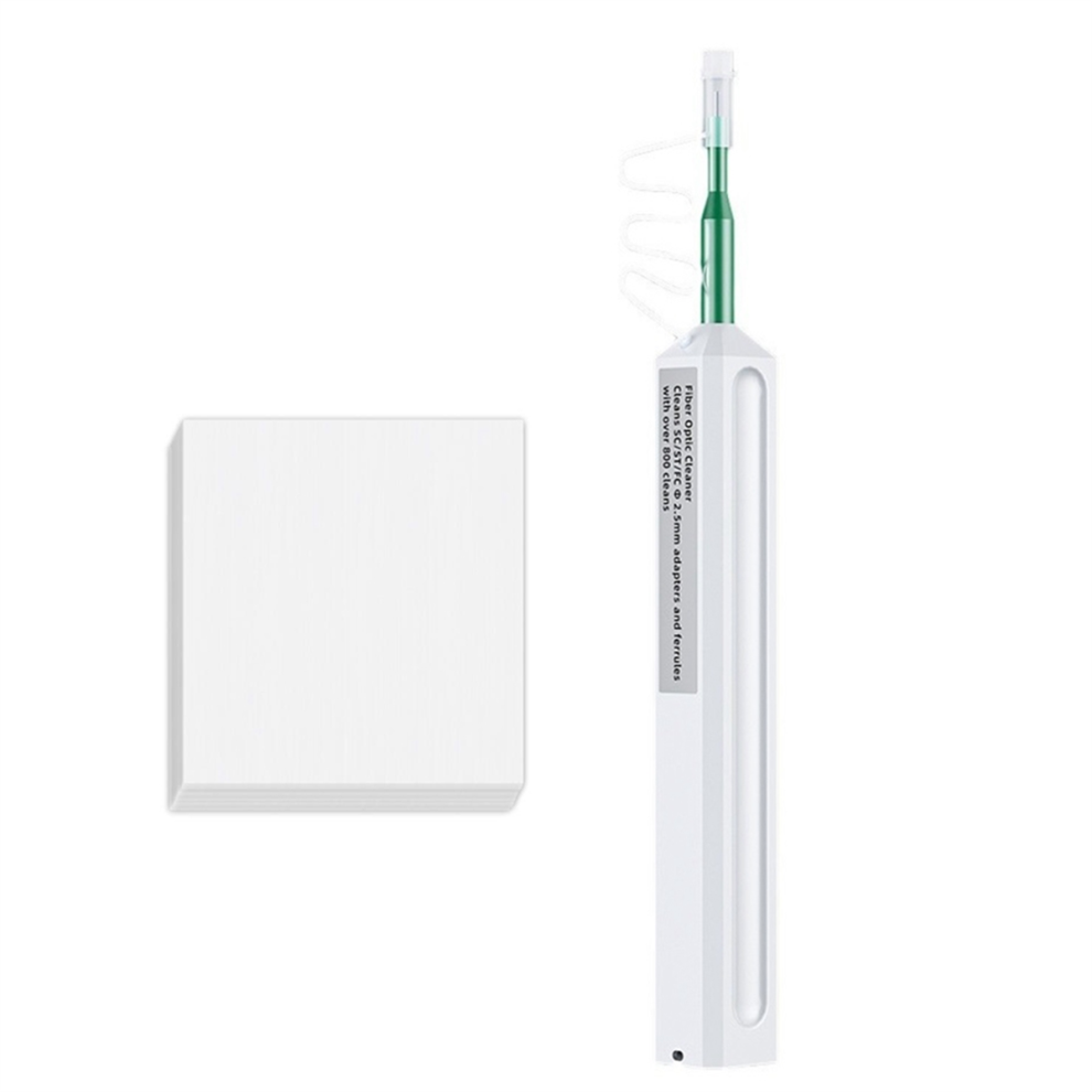 2.5Mm Fiber Optic Cleaning Pen Optical Fiber Connector Cleaner White 4851741252281