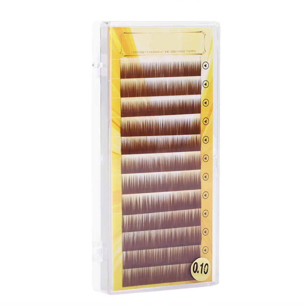 Brown Mixed False Eyebrow Extension Fake Eyebrow Enhancer Individual Eyebrows 5-8Mm