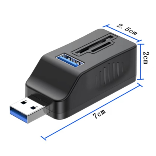 5-in-1 USB 3.0 HUB Extender SD/TF Card Reader OTG Function HUB 1