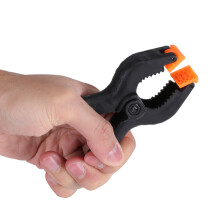 10pcs 4inch A Type Black Multifunctional Plastic Spring Clamp Clip DIY Woodworking Tool