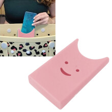 Phone Holder Insert Accessory EVA Decorative Bag Charm Phone Holder for Storage Phone Case Key Lipstick Sunglass Wallet Pink