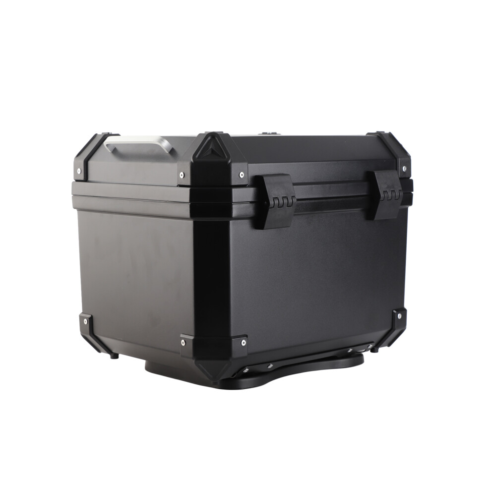 48L Waterproof Motorcycle Trunk-Spacious Quick Release Luggage with Reflective Strips&2 Keys-image-OPC-PHWJ8KF-NEW